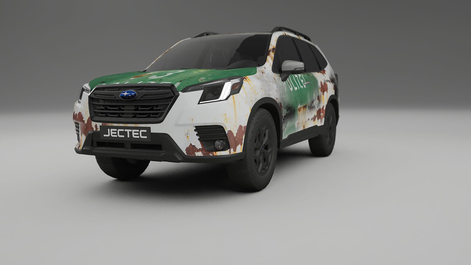 Subaru Forester V SK facelift LCI COBRA 11 – Tervezett Wrap PPF készlet nyomtatható poliuretán fóliából