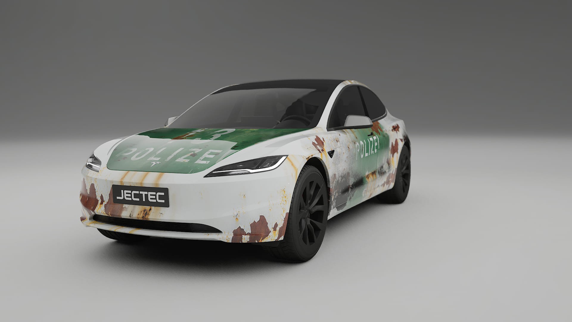 Tesla Model 3 Highland COBRA 11 – Tervezett Wrap PPF készlet nyomtatható poliuretán fóliából