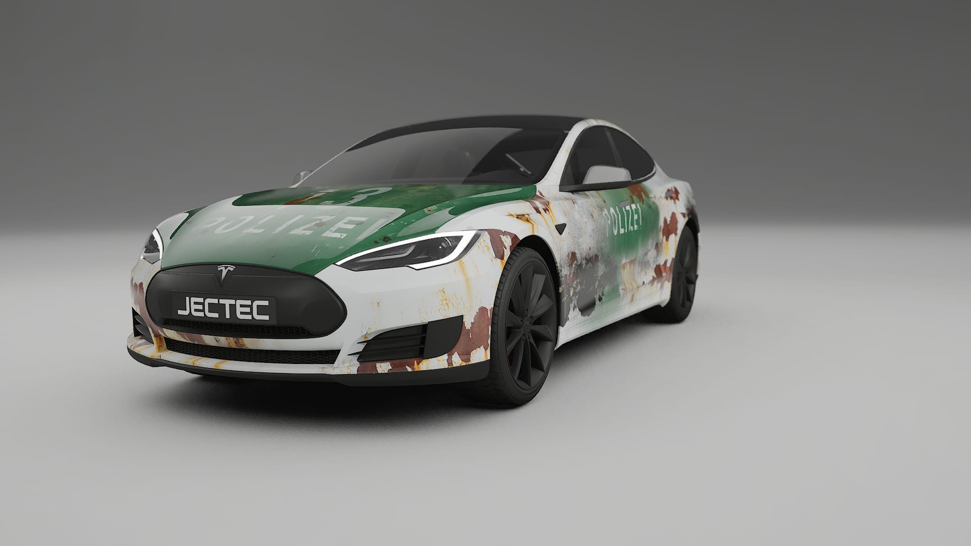 Tesla Model-S COBRA 11 – Tervezett Wrap PPF készlet nyomtatható poliuretán fóliából