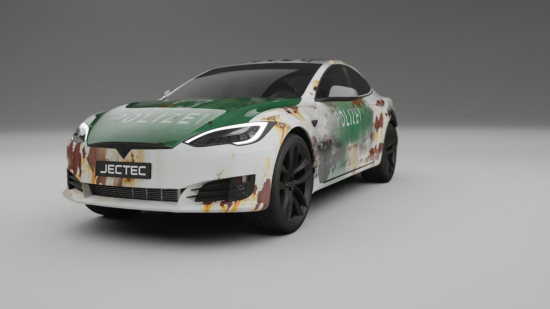 Tesla Model-S Refresh COBRA 11 – Tervezett Wrap PPF készlet nyomtatható poliuretán fóliából