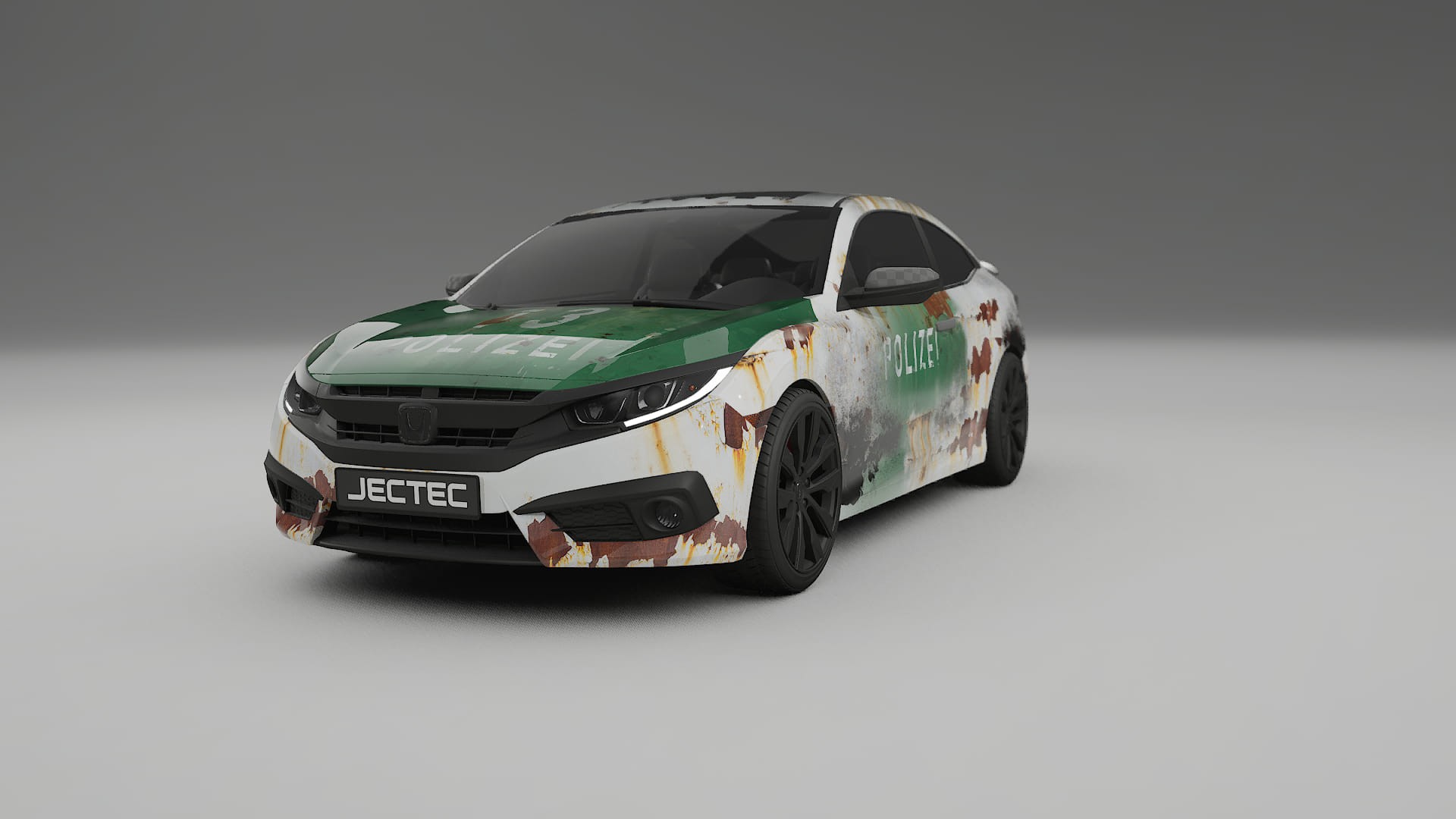 Honda Civic coupe prefacelift pre-LCI COBRA 11 – Tervezett Wrap PPF készlet nyomtatható poliuretán fóliából