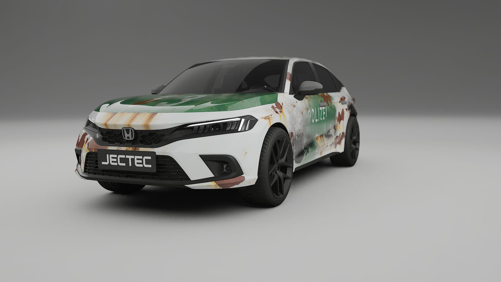 Honda Civic hatchback COBRA 11 – Tervezett Wrap PPF készlet nyomtatható poliuretán fóliából