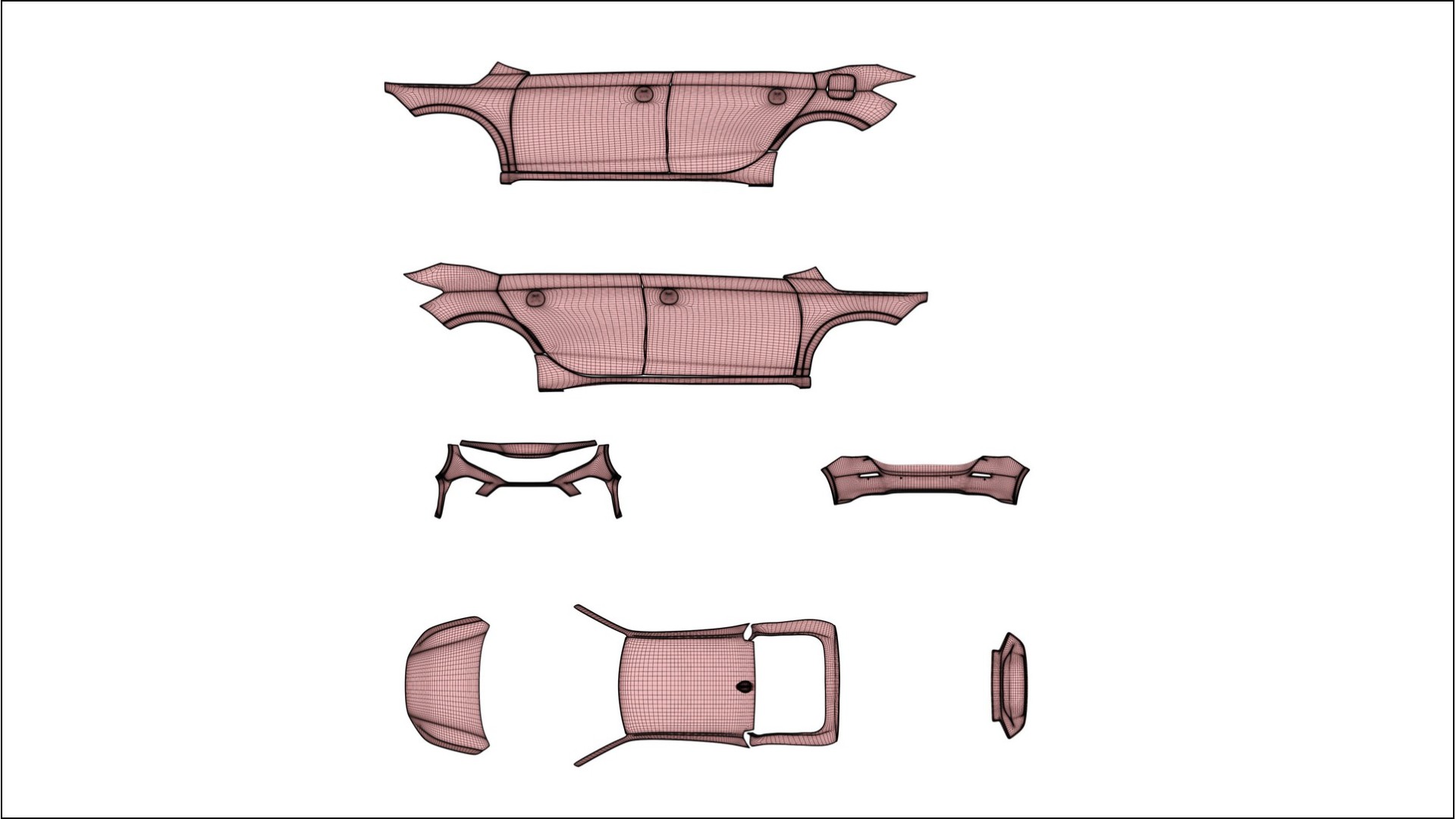 Honda Civic hatchback COBRA 11 – Tervezett Wrap PPF készlet nyomtatható poliuretán fóliából 2