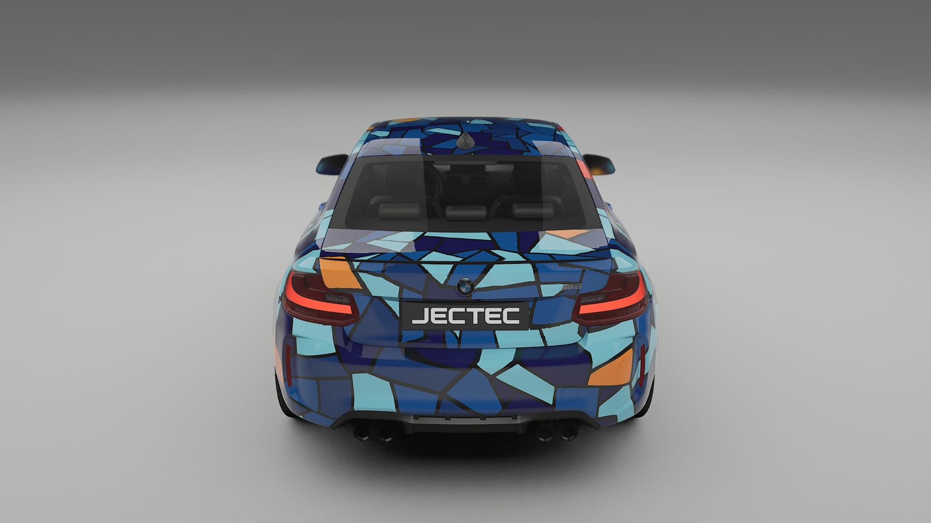 BMW M2 F87 facelift LCI BARCELONA – Tervezett Wrap PPF készlet nyomtatható poliuretán fóliából