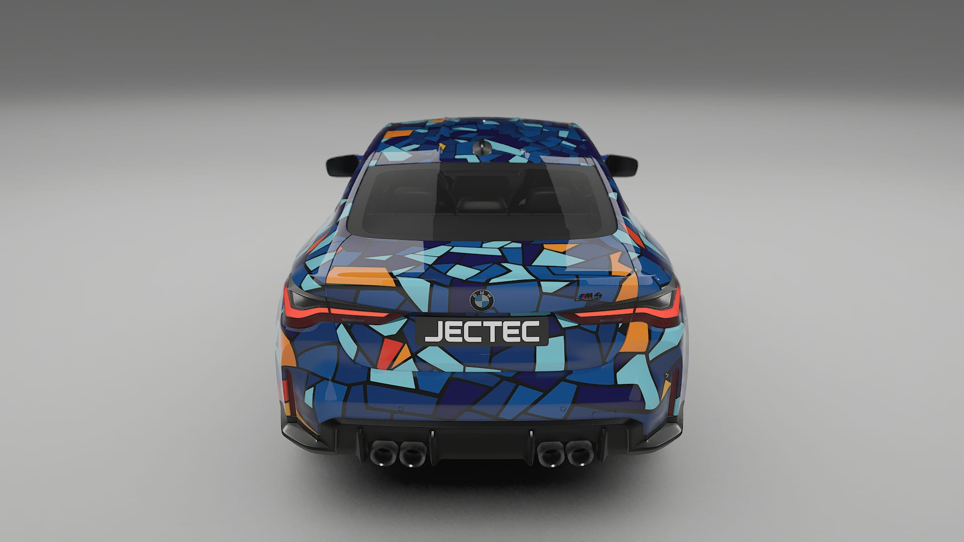 BMW M4 G82 BARCELONA – Tervezett Wrap PPF készlet nyomtatható poliuretán fóliából