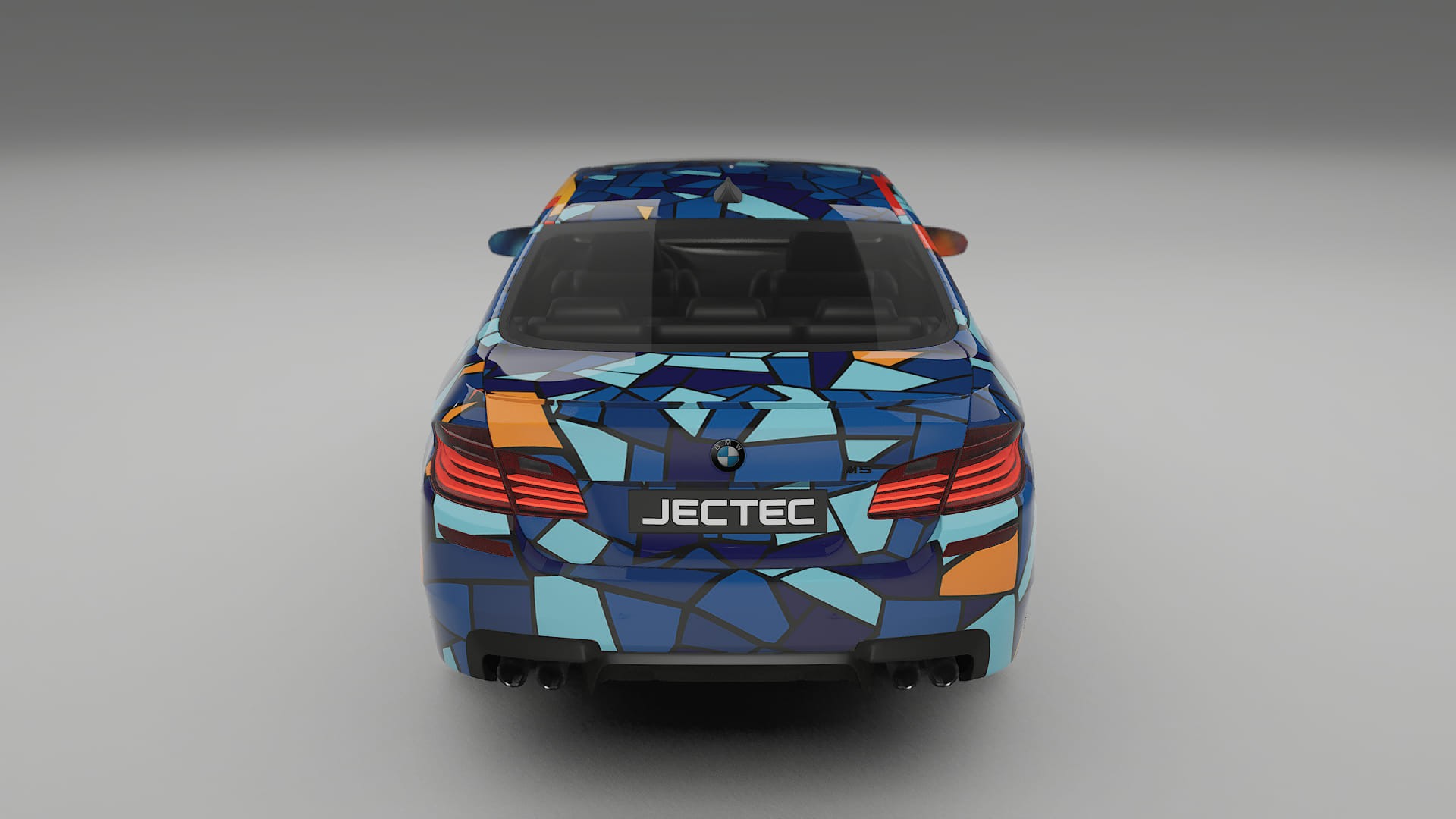 BMW M5 F10 BARCELONA – Tervezett Wrap PPF készlet nyomtatható poliuretán fóliából