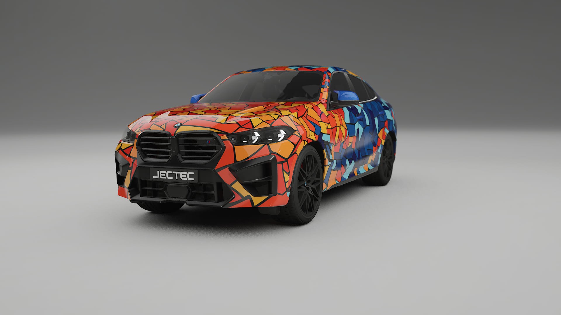 BMW X6 F96 Competition BARCELONA – Tervezett Wrap PPF készlet nyomtatható poliuretán fóliából