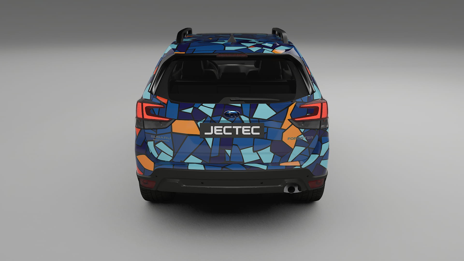 Subaru Forester V SK facelift LCI BARCELONA – Tervezett Wrap PPF készlet nyomtatható poliuretán fóliából