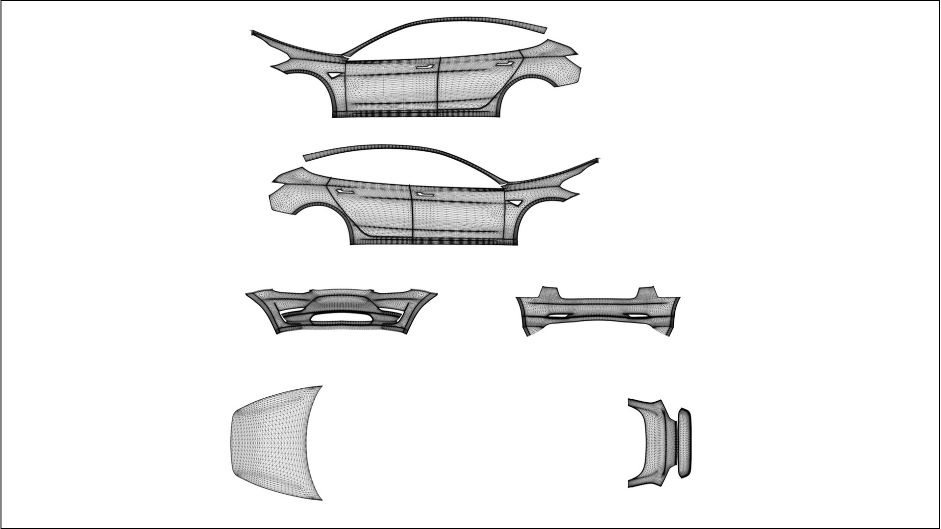 Tesla Model 3 BARCELONA – Tervezett Wrap PPF készlet nyomtatható poliuretán fóliából