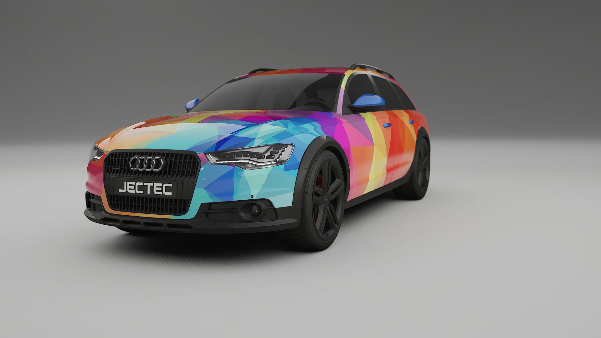 Audi A6 Allroad C7 prefacelift pre-LCI VECTOR VIBE – Tervezett Wrap PPF készlet nyomtatható poliuretán fóliából