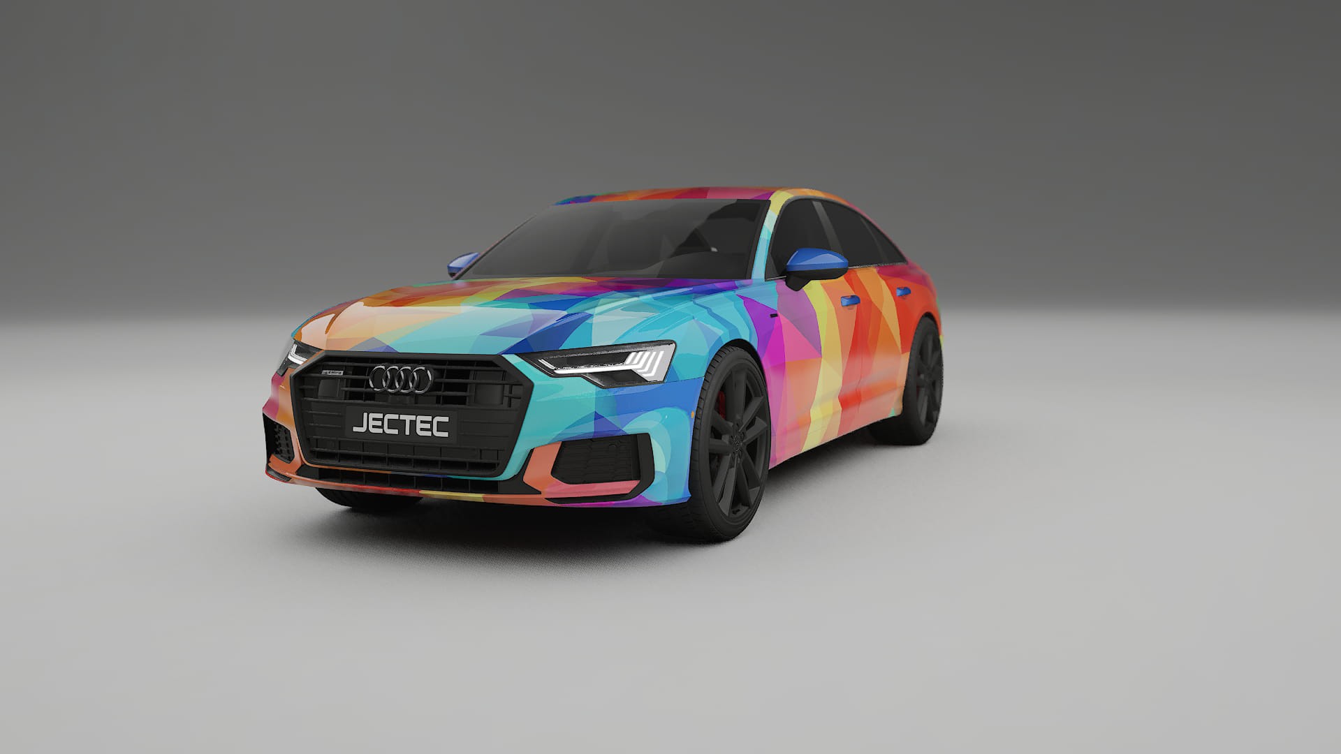 Audi A6 S-Line C8 VECTOR VIBE – Tervezett Wrap PPF készlet nyomtatható poliuretán fóliából