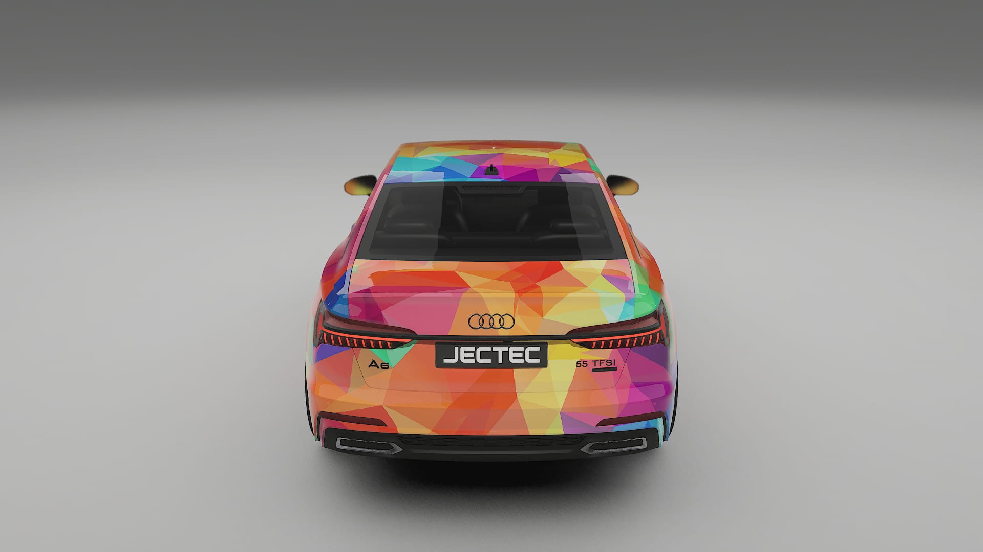Audi A6 S-Line C8 VECTOR VIBE – Tervezett Wrap PPF készlet nyomtatható poliuretán fóliából
