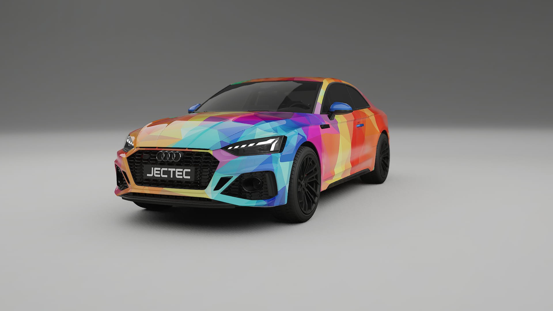 Audi RS5 Coupe B9 facelift pre-LCI VECTOR VIBE – Tervezett Wrap PPF készlet nyomtatható poliuretán fóliából