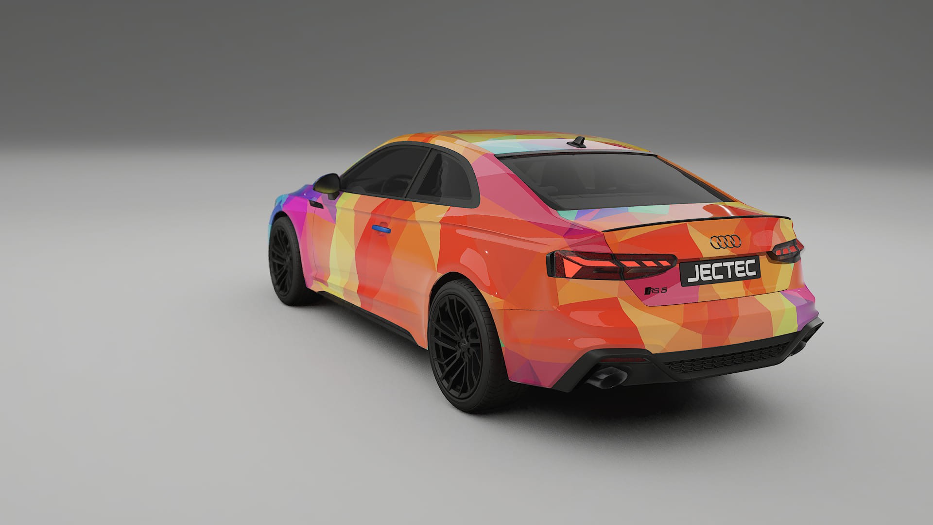 Audi RS5 Coupe B9 facelift pre-LCI VECTOR VIBE – Tervezett Wrap PPF készlet nyomtatható poliuretán fóliából