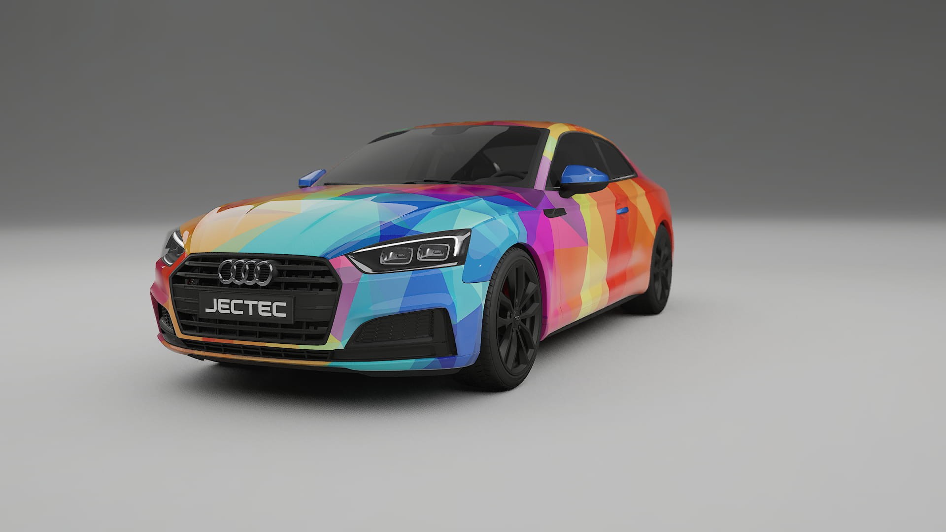 Audi S5 B9 prefacelift pre-LCI VECTOR VIBE – Tervezett Wrap PPF készlet nyomtatható poliuretán fóliából