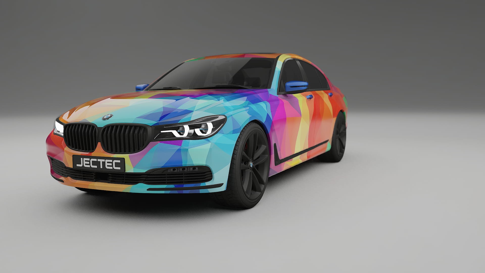 BMW 7 G11 G12 facelift LCI VECTOR VIBE – Tervezett Wrap PPF készlet nyomtatható poliuretán fóliából