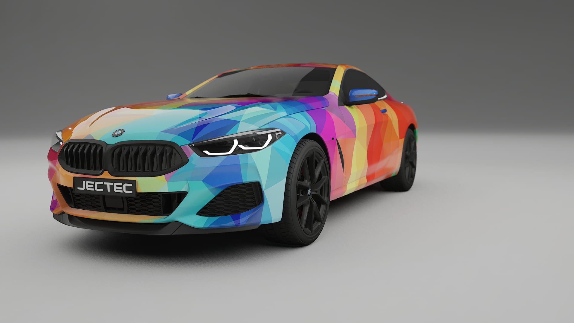 BMW 850 G15 VECTOR VIBE – Tervezett Wrap PPF készlet nyomtatható poliuretán fóliából