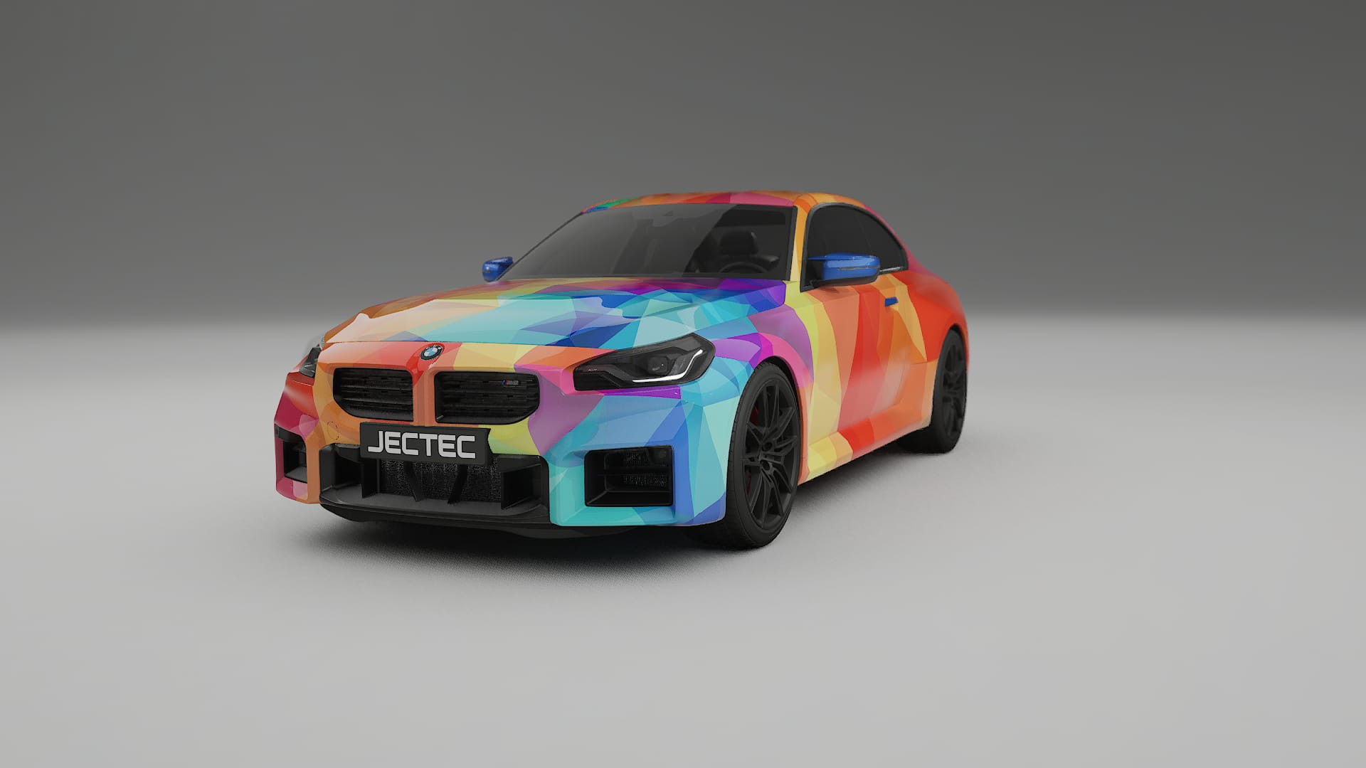 BMW M2 G87 VECTOR VIBE – Tervezett Wrap PPF készlet nyomtatható poliuretán fóliából
