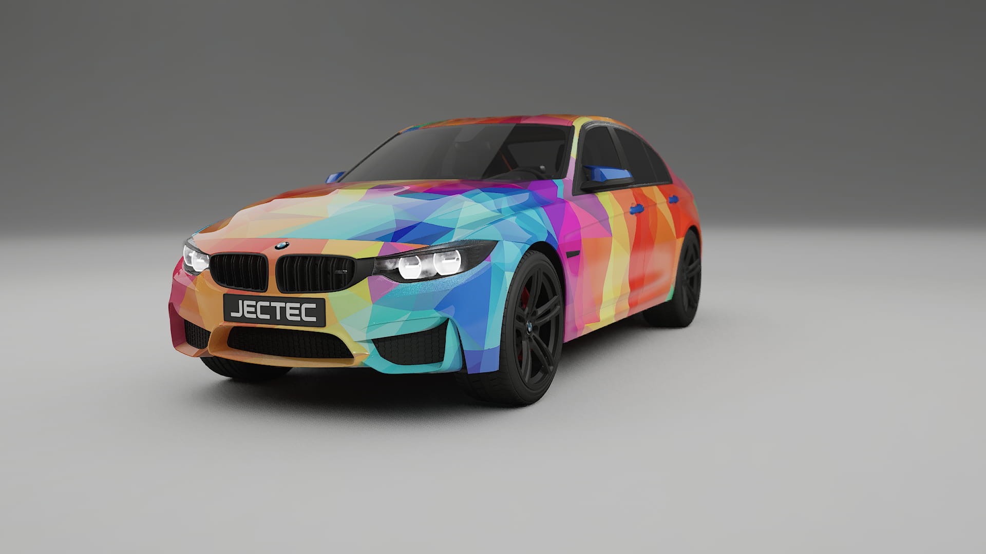 BMW M3 F80 VECTOR VIBE – Tervezett Wrap PPF készlet nyomtatható poliuretán fóliából