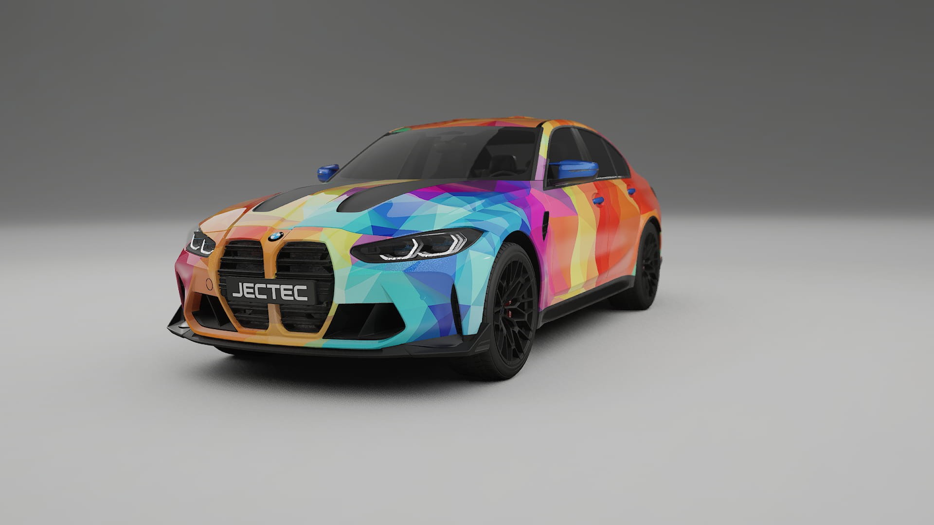 BMW M3 G80 Competition CS VECTOR VIBE – Tervezett Wrap PPF készlet nyomtatható poliuretán fóliából