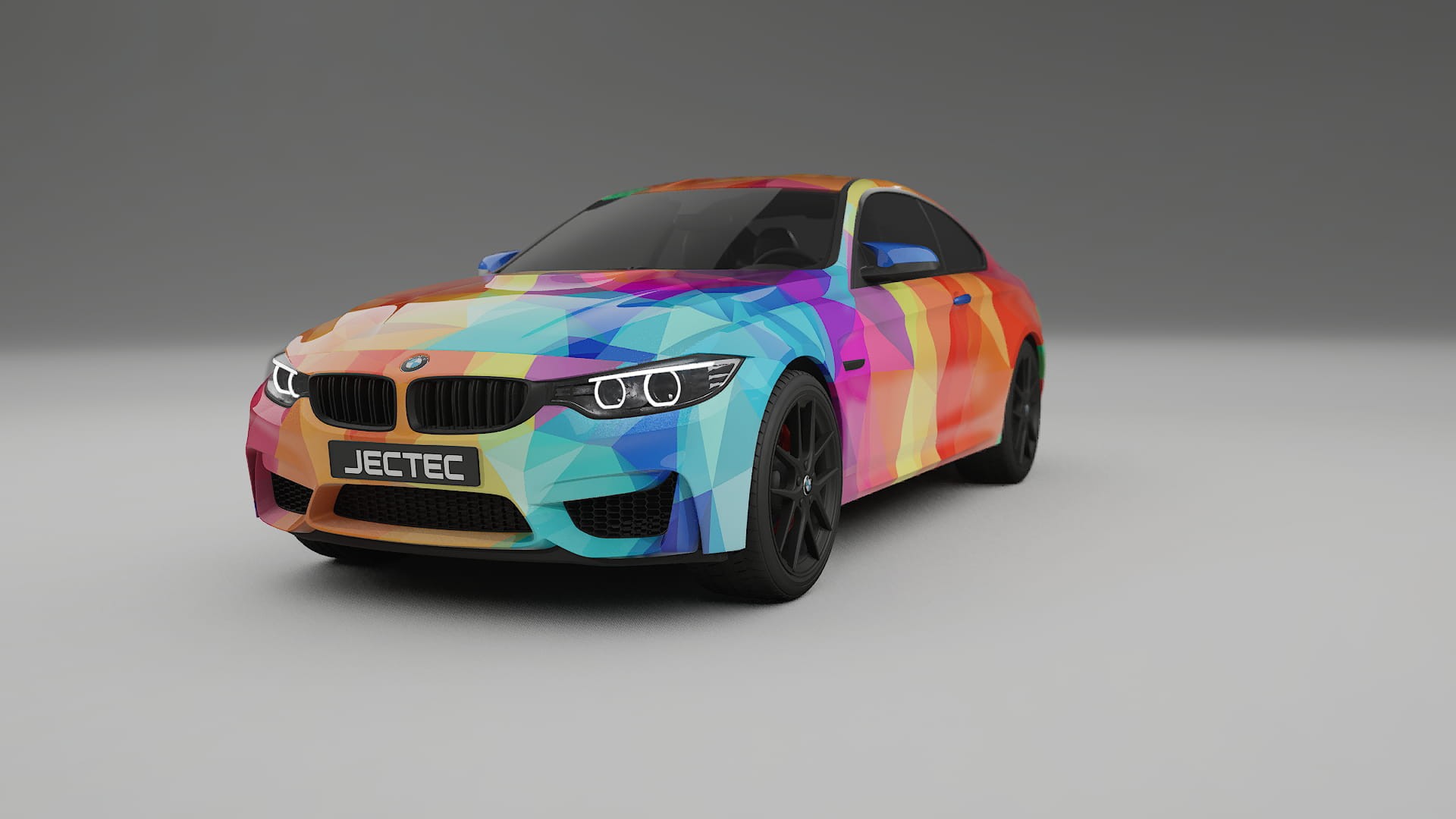 BMW M4 F82 VECTOR VIBE – Tervezett Wrap PPF készlet nyomtatható poliuretán fóliából
