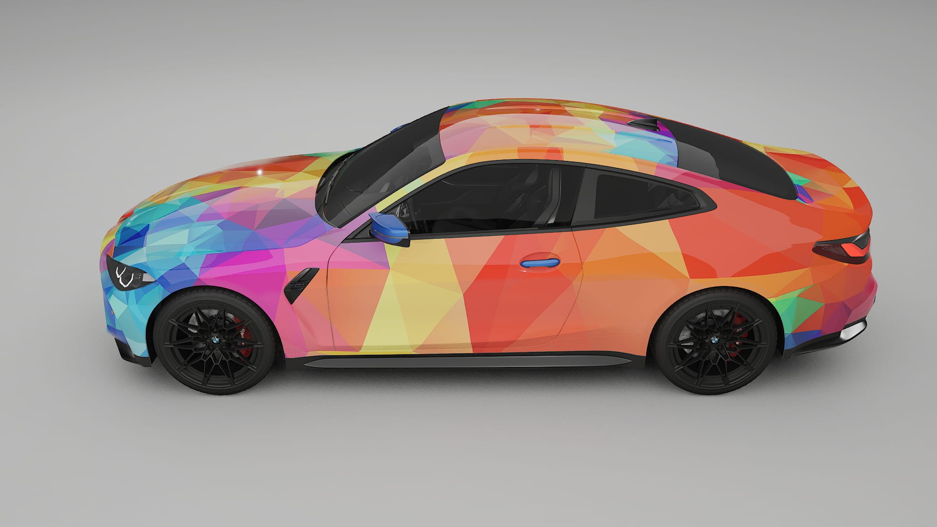 BMW M4 G82 VECTOR VIBE – Tervezett Wrap PPF készlet nyomtatható poliuretán fóliából