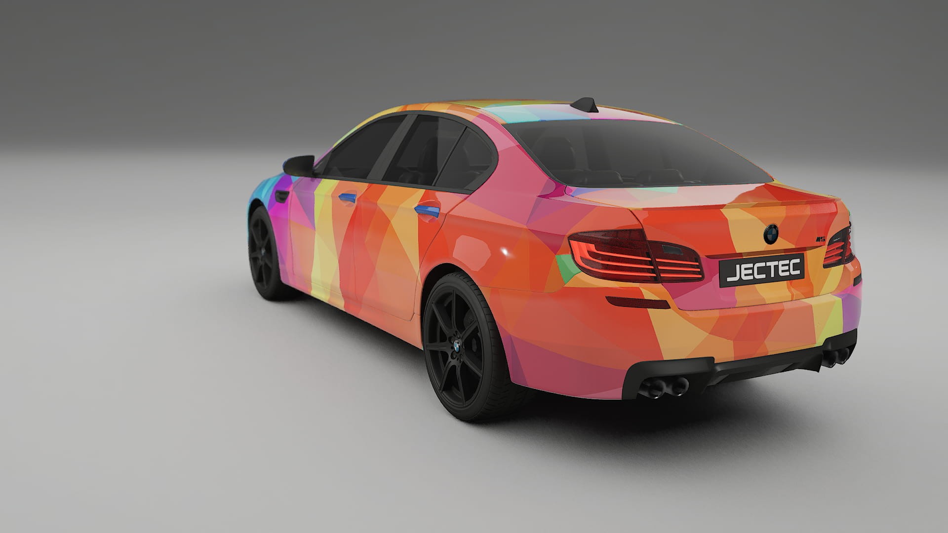 BMW M5 F10 VECTOR VIBE – Tervezett Wrap PPF készlet nyomtatható poliuretán fóliából