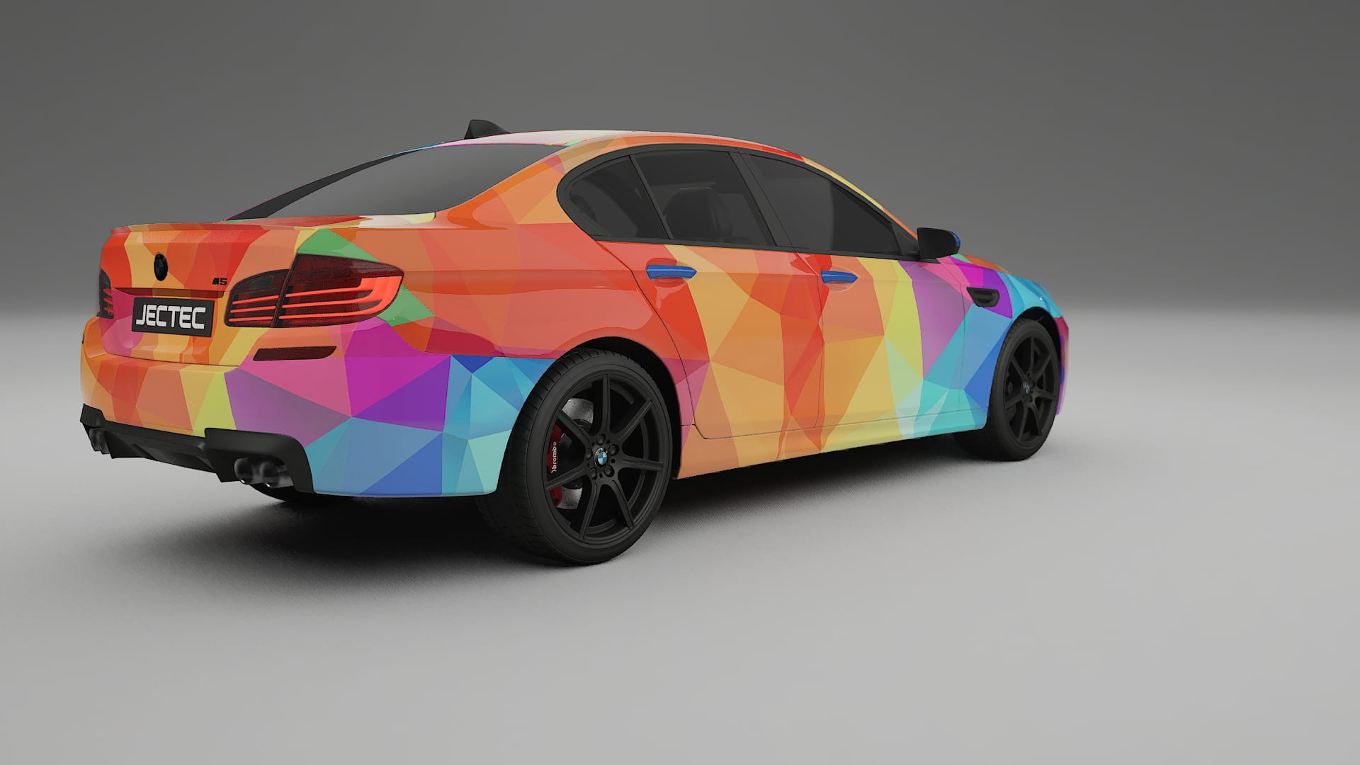 BMW M5 F10 VECTOR VIBE – Tervezett Wrap PPF készlet nyomtatható poliuretán fóliából