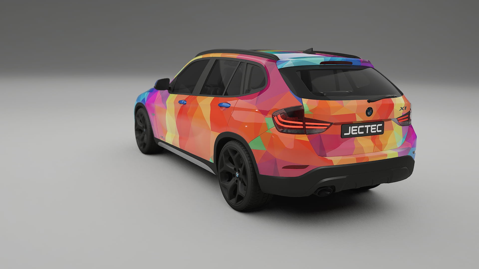 BMW X1 E84 VECTOR VIBE – Tervezett Wrap PPF készlet nyomtatható poliuretán fóliából