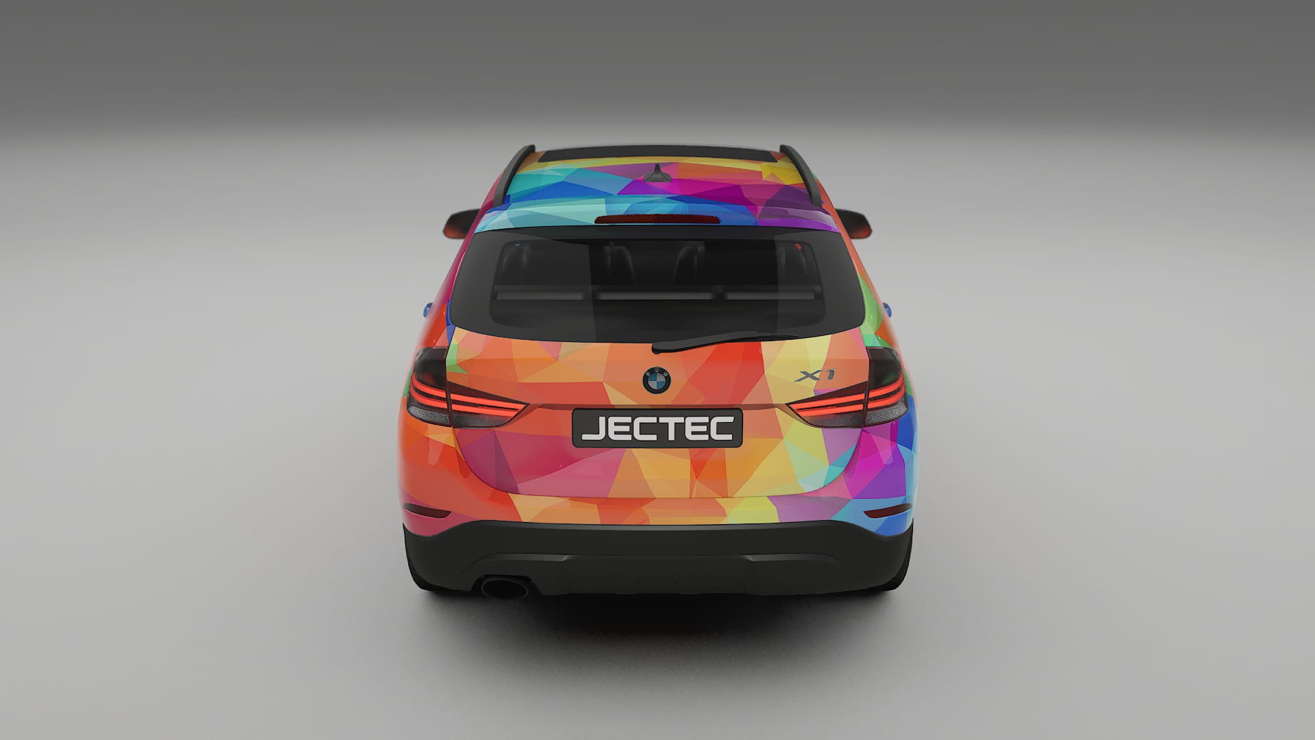 BMW X1 E84 VECTOR VIBE – Tervezett Wrap PPF készlet nyomtatható poliuretán fóliából