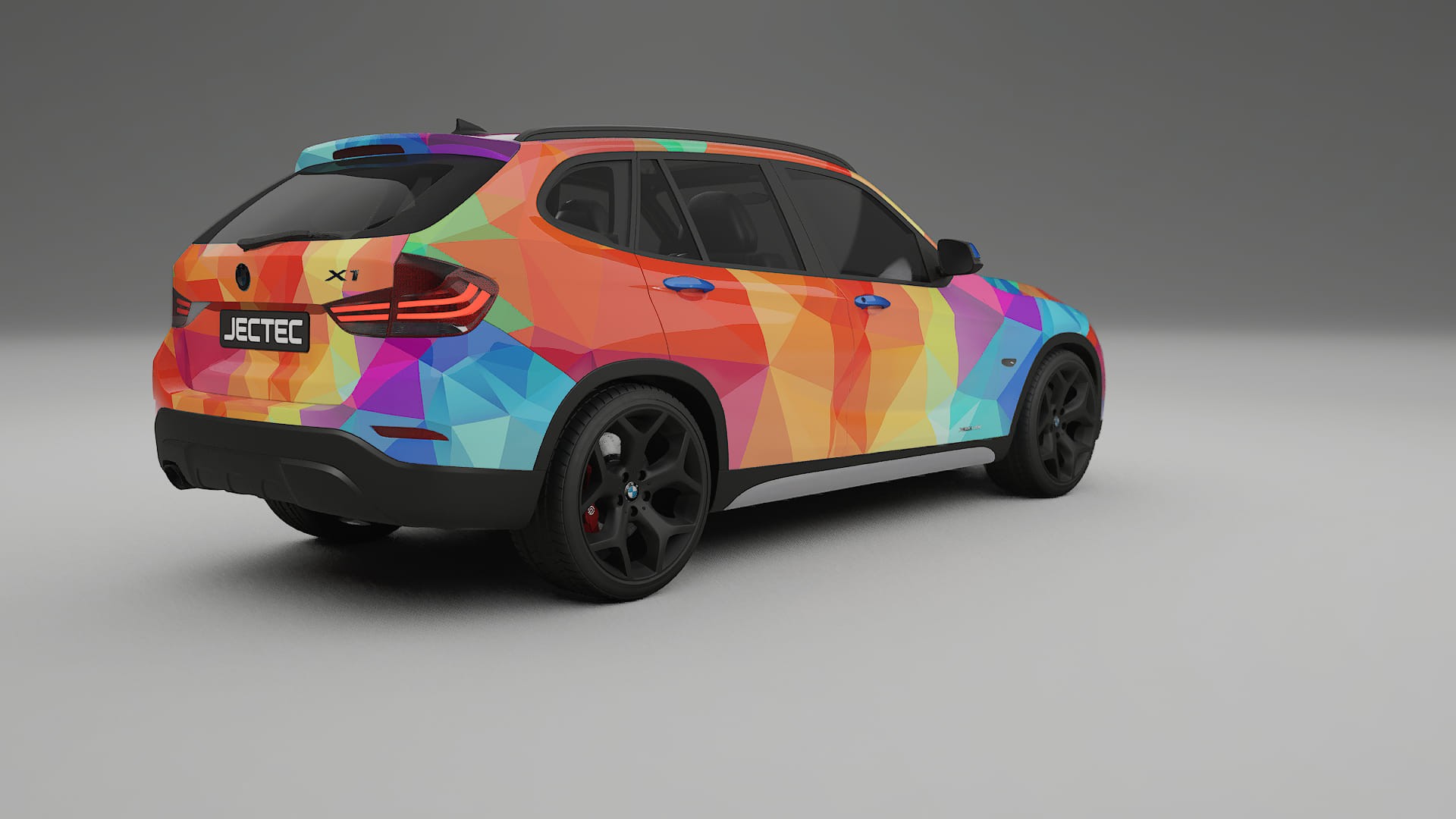 BMW X1 E84 VECTOR VIBE – Tervezett Wrap PPF készlet nyomtatható poliuretán fóliából