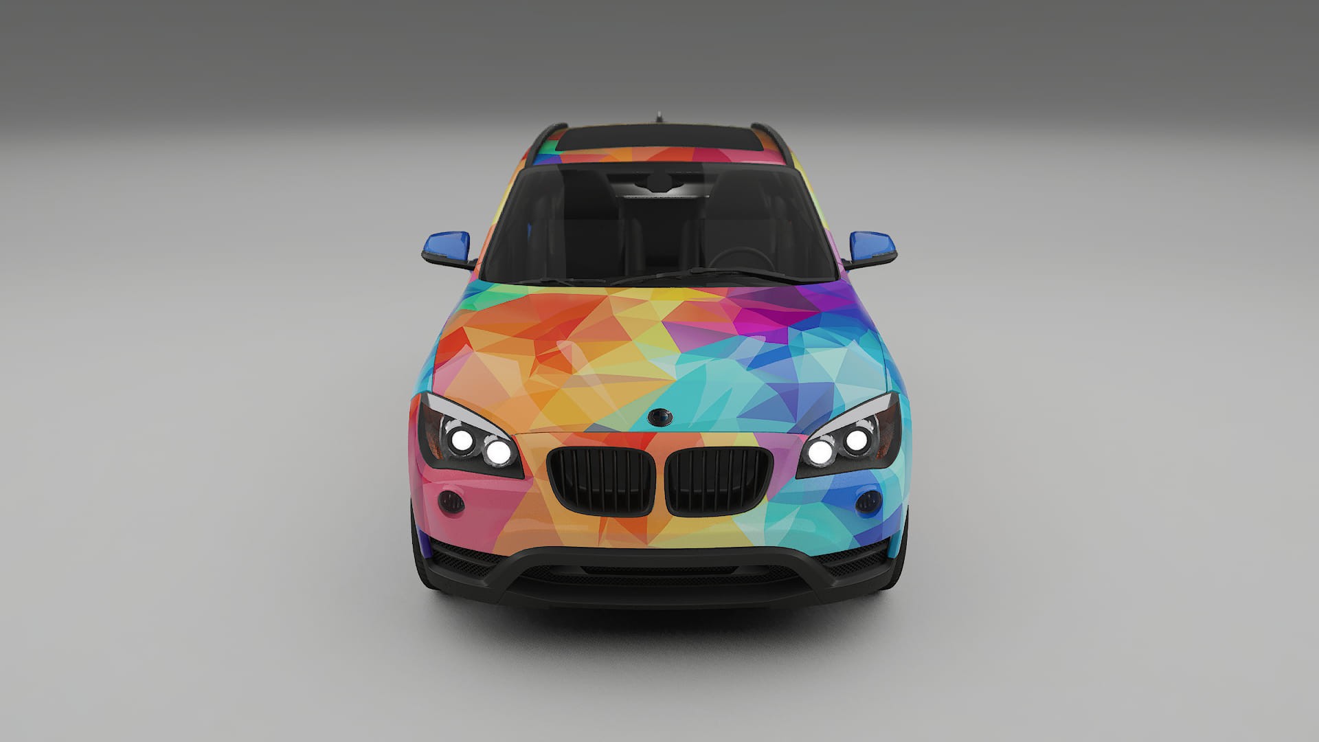 BMW X1 E84 VECTOR VIBE – Tervezett Wrap PPF készlet nyomtatható poliuretán fóliából