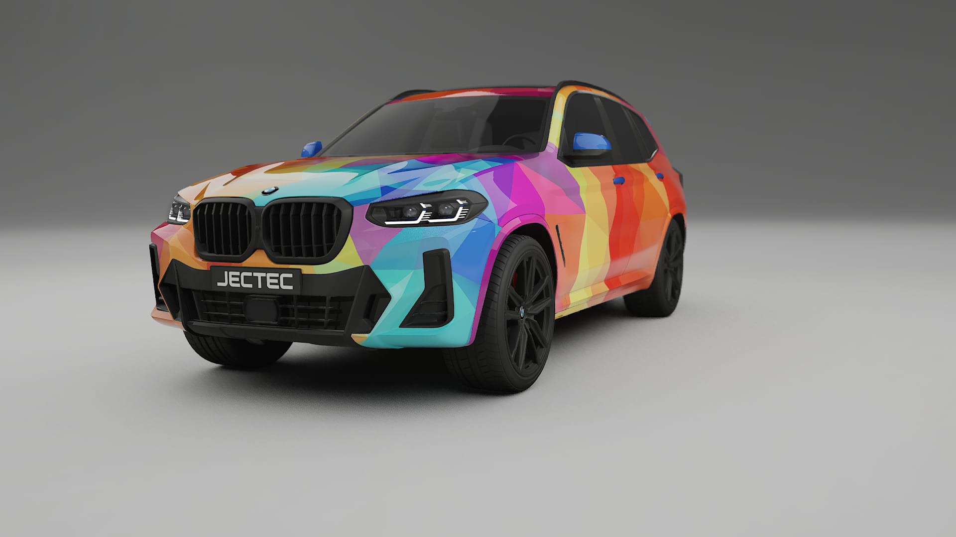 BMW X3 G01 facelift VECTOR VIBE – Tervezett Wrap PPF készlet nyomtatható poliuretán fóliából