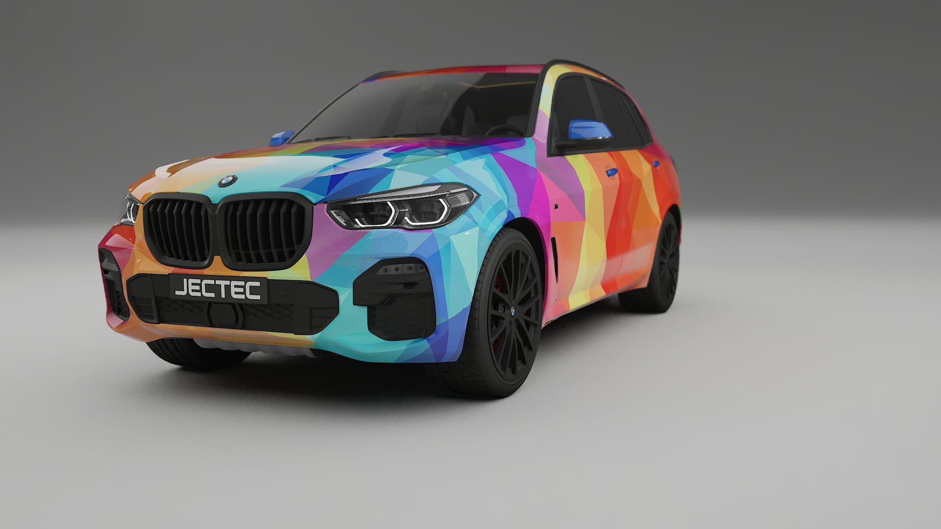 BMW X5 G05 M-Sport VECTOR VIBE – Tervezett Wrap PPF készlet nyomtatható poliuretán fóliából