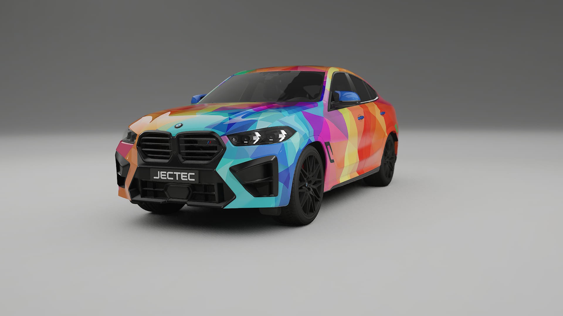 BMW X6 F96 Competition VECTOR VIBE – Tervezett Wrap PPF készlet nyomtatható poliuretán fóliából