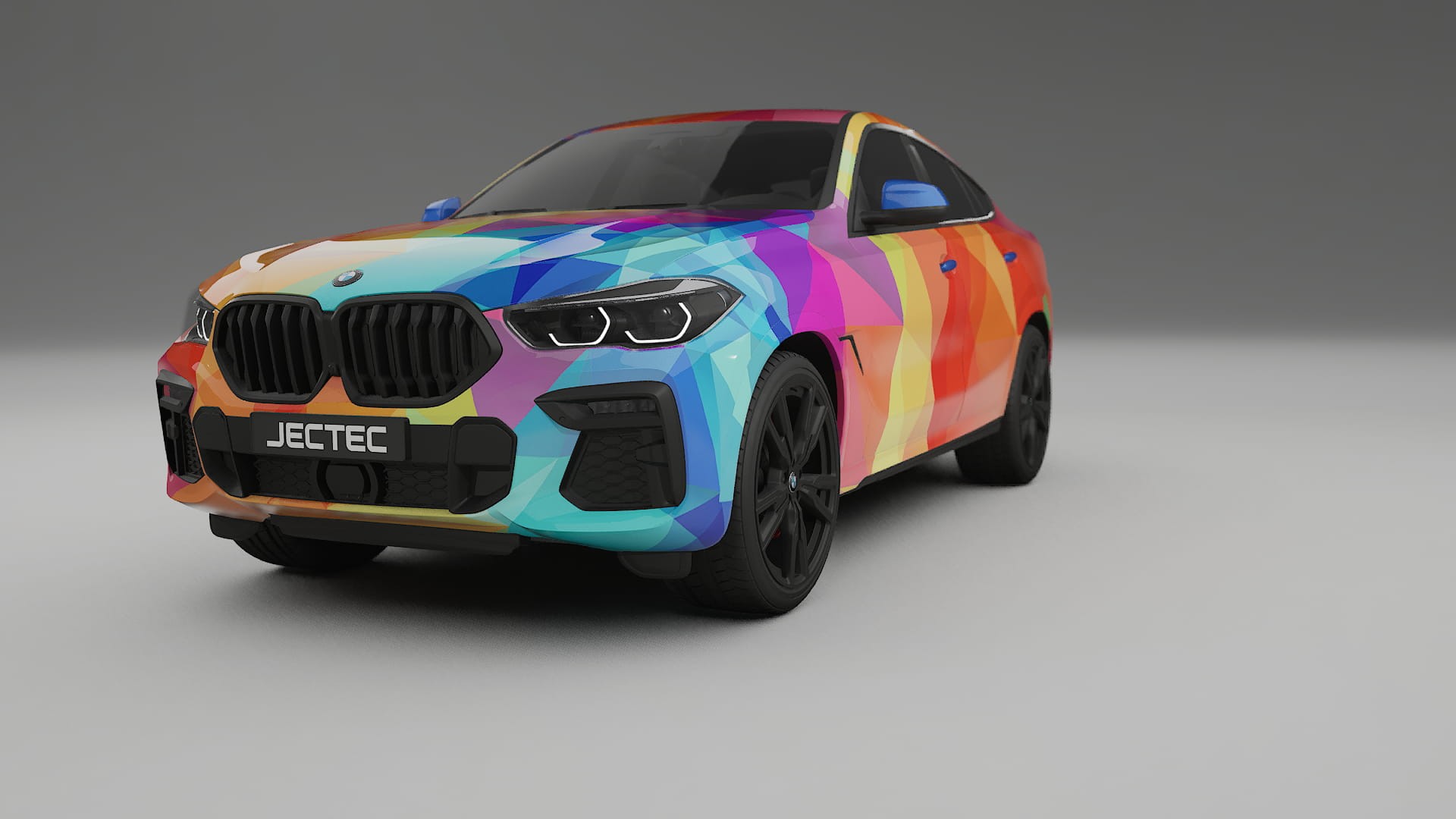 BMW X6 G06 F96 VECTOR VIBE – Tervezett Wrap PPF készlet nyomtatható poliuretán fóliából