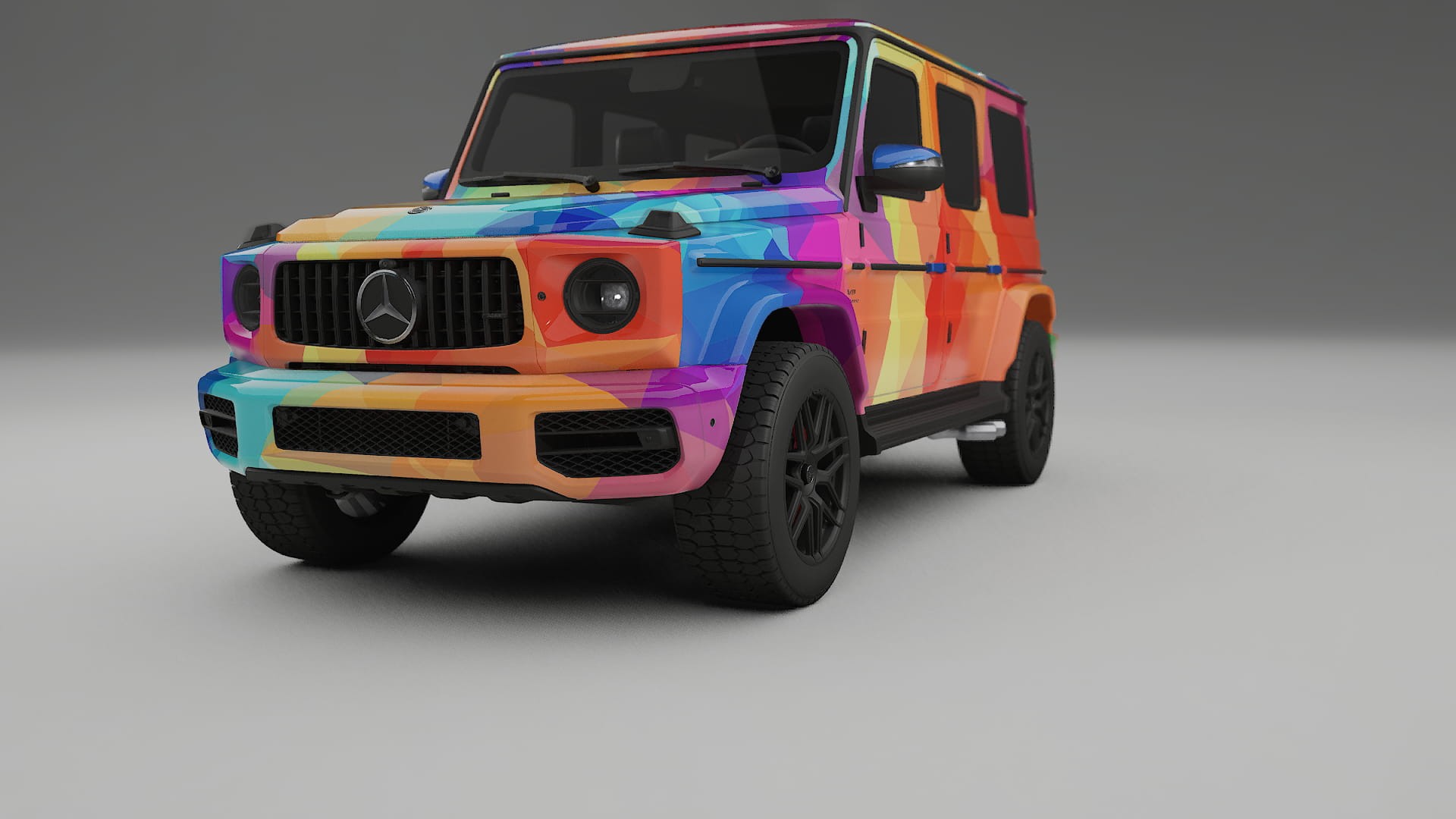 Mercedes G63 AMG W463A VECTOR VIBE – Tervezett Wrap PPF készlet nyomtatható poliuretán fóliából