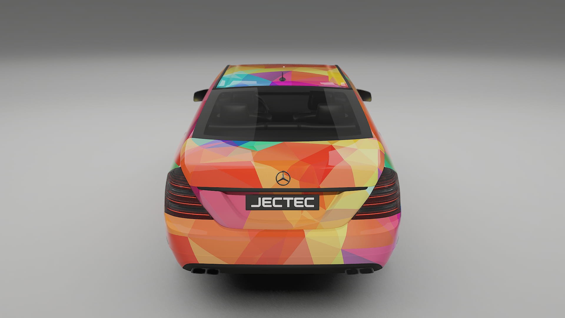 Mercedes S-class W221 facelift LCI VECTOR VIBE – Tervezett Wrap PPF készlet nyomtatható poliuretán fóliából