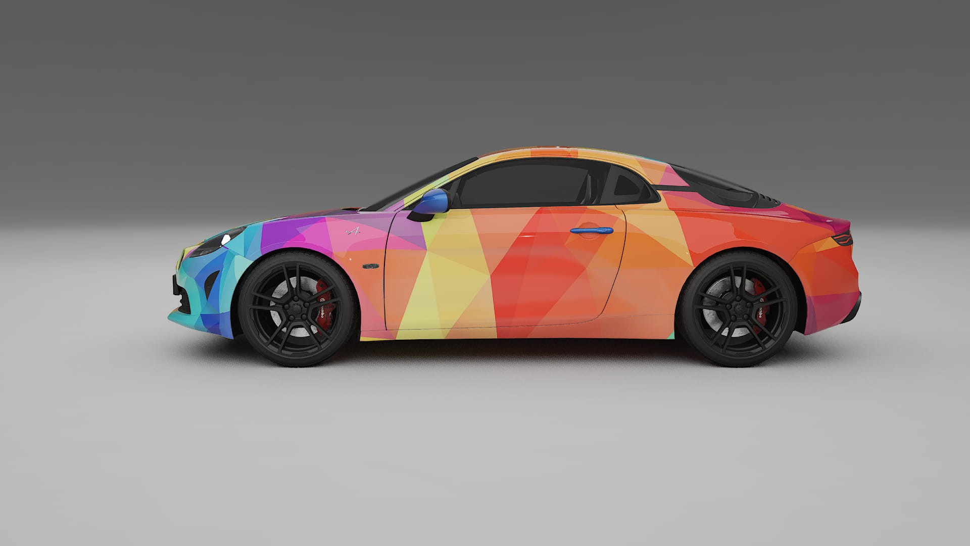 Renault Alpine A110 VECTOR VIBE – Tervezett Wrap PPF készlet nyomtatható poliuretán fóliából