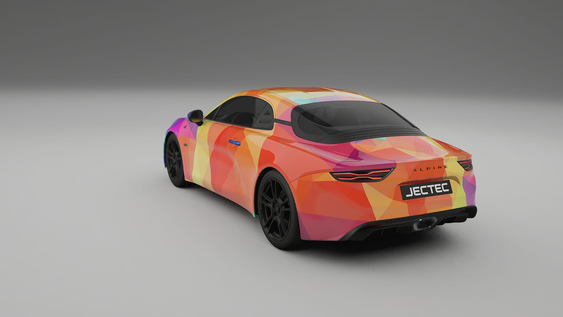 Renault Alpine A110 VECTOR VIBE – Tervezett Wrap PPF készlet nyomtatható poliuretán fóliából