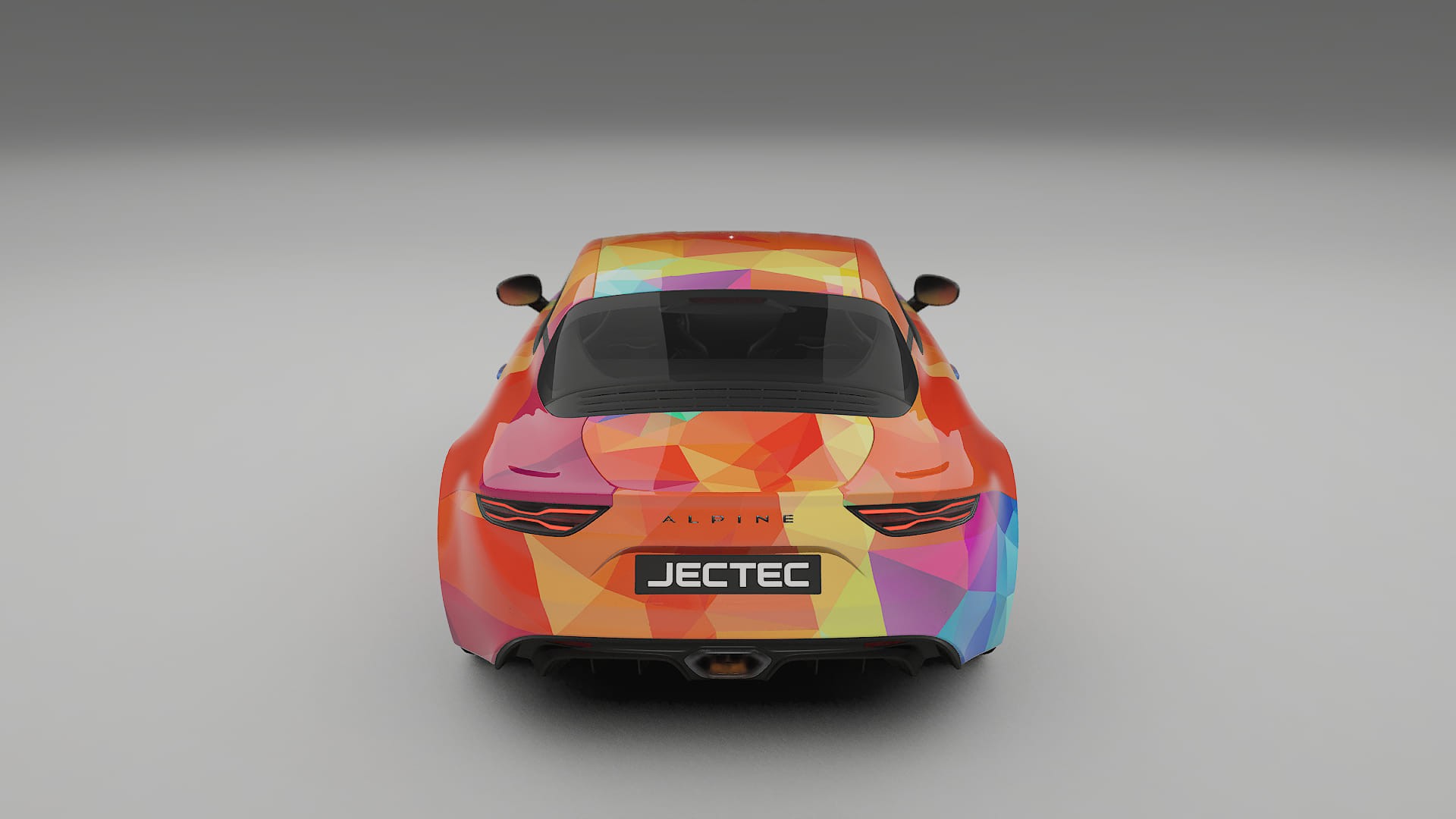 Renault Alpine A110 VECTOR VIBE – Tervezett Wrap PPF készlet nyomtatható poliuretán fóliából