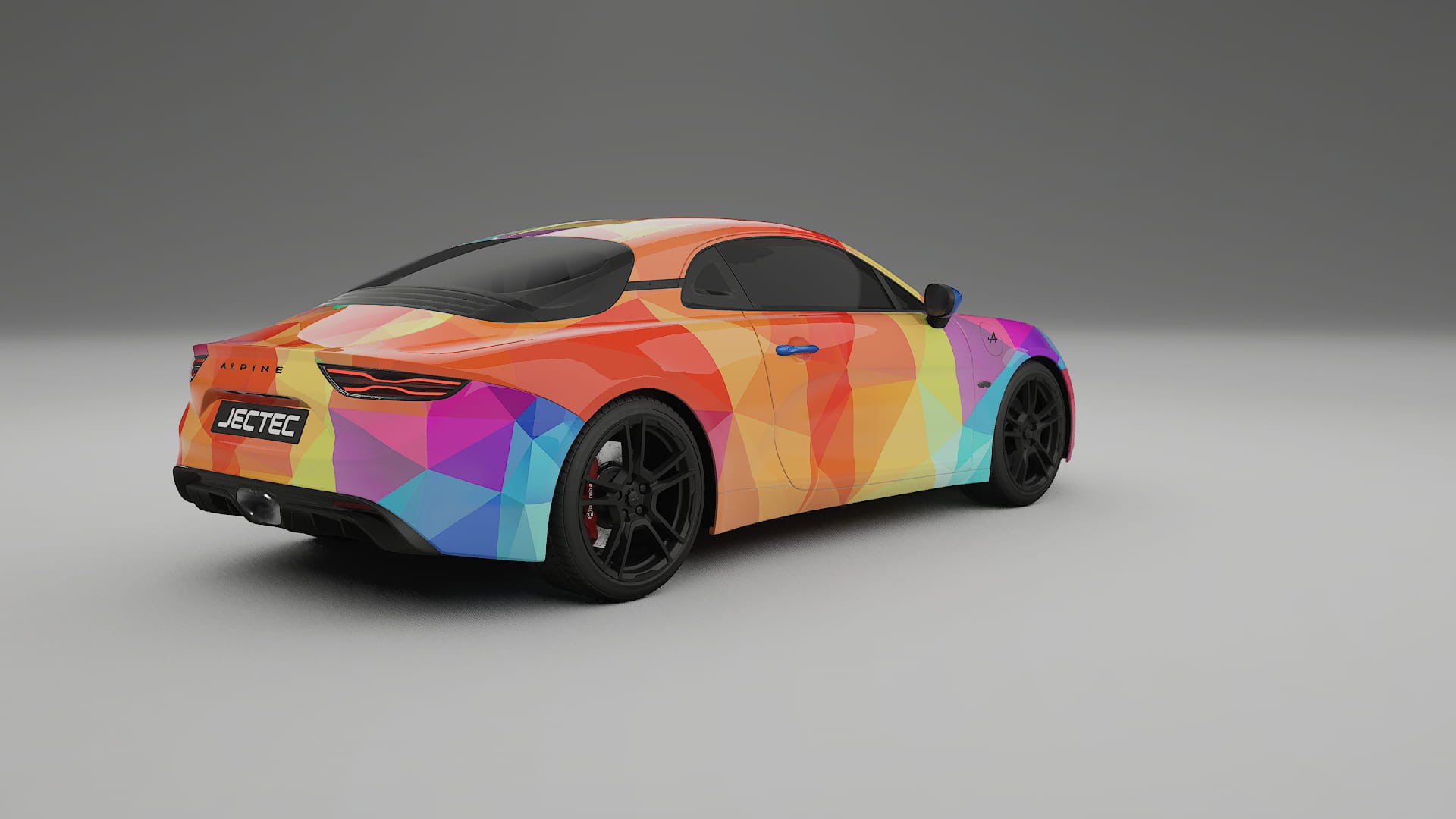 Renault Alpine A110 VECTOR VIBE – Tervezett Wrap PPF készlet nyomtatható poliuretán fóliából