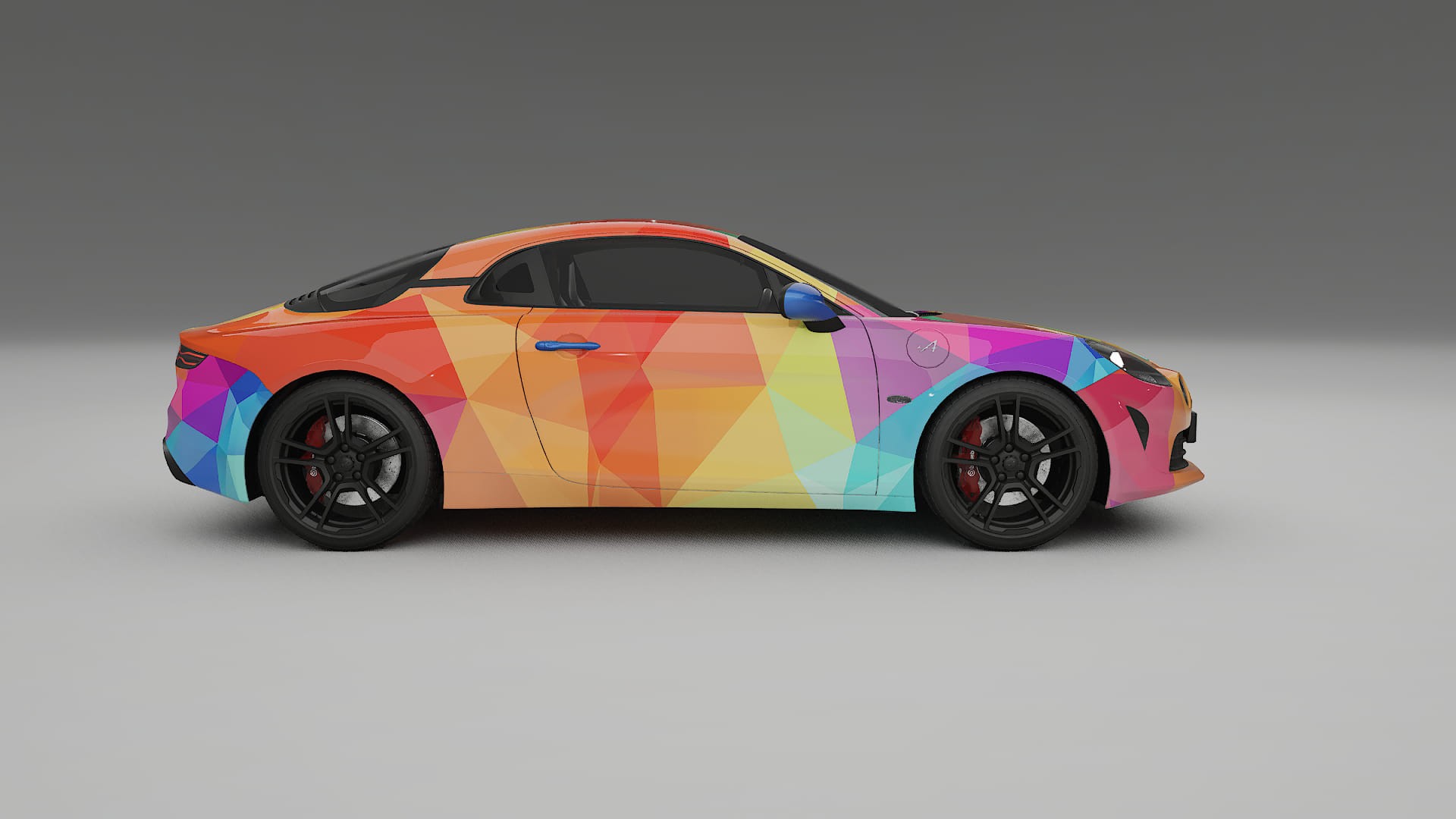 Renault Alpine A110 VECTOR VIBE – Tervezett Wrap PPF készlet nyomtatható poliuretán fóliából