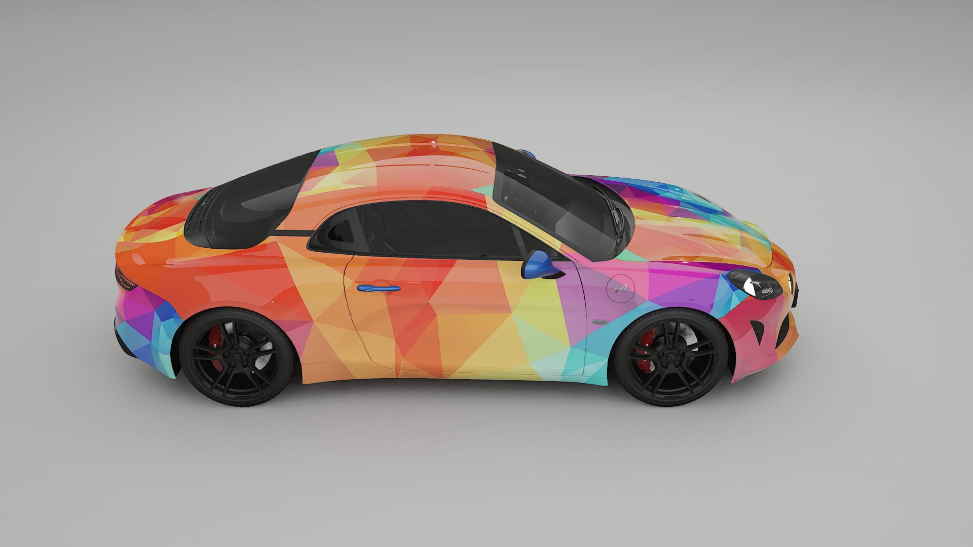 Renault Alpine A110 VECTOR VIBE – Tervezett Wrap PPF készlet nyomtatható poliuretán fóliából