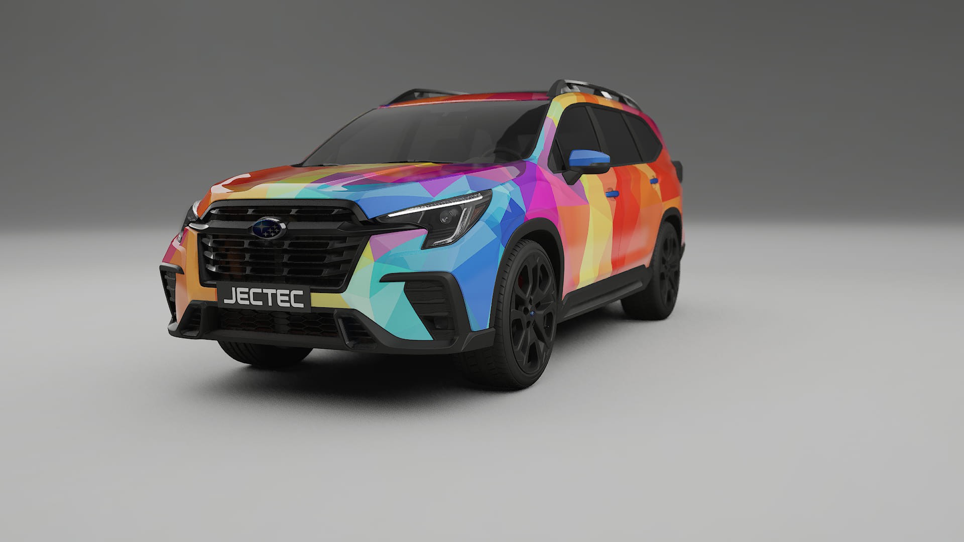 Subaru Ascent BT facelift LCI VECTOR VIBE – Tervezett Wrap PPF készlet nyomtatható poliuretán fóliából