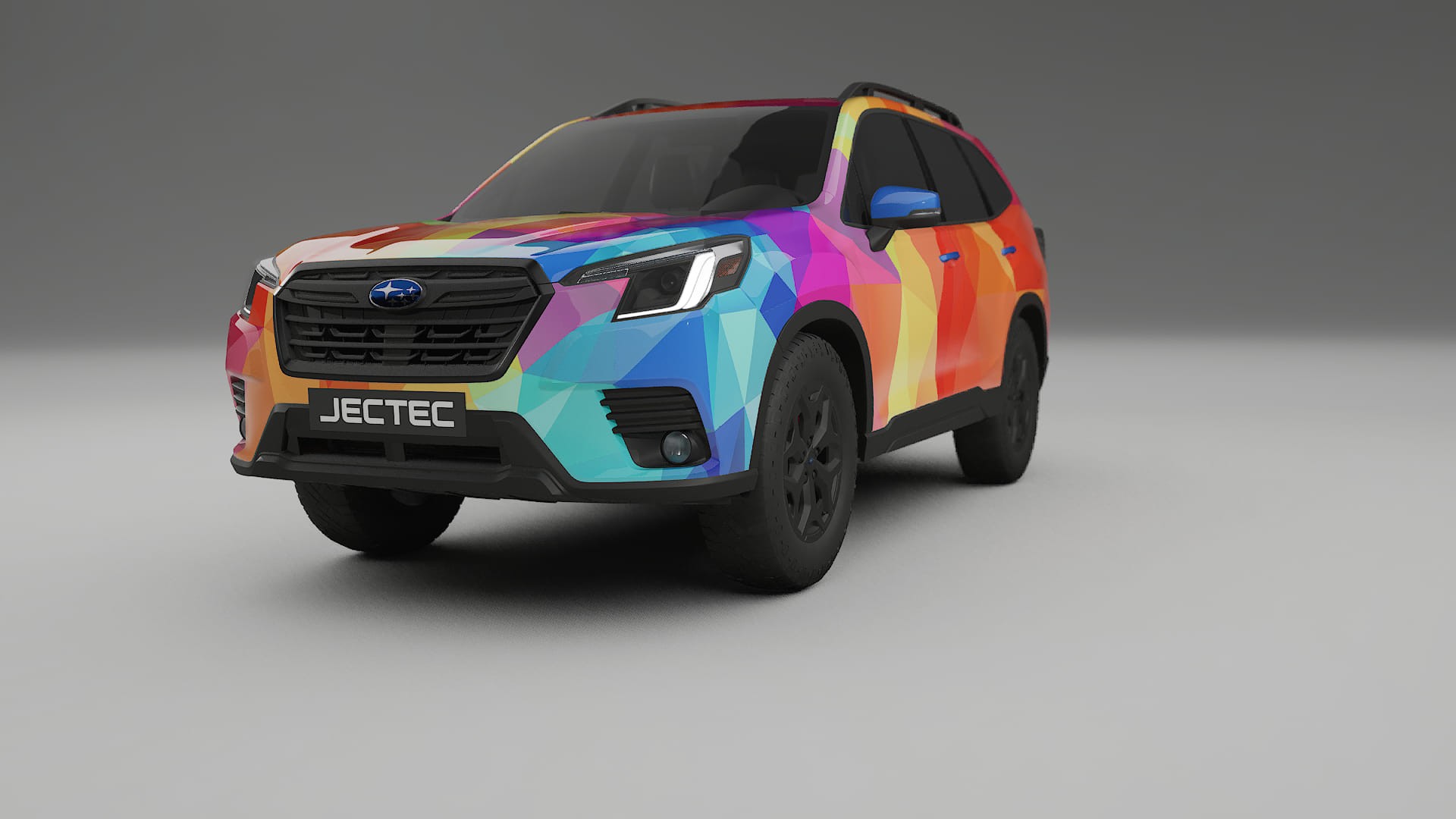 Subaru Forester V SK facelift LCI VECTOR VIBE – Tervezett Wrap PPF készlet nyomtatható poliuretán fóliából