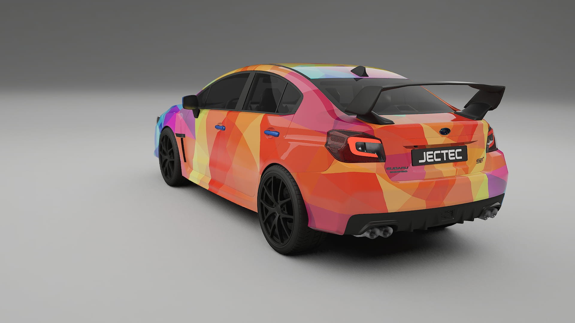 Subaru Impreza WRX Sti VA prefacelift pre-LCI VECTOR VIBE – Tervezett Wrap PPF készlet nyomtatható poliuretán fóliából