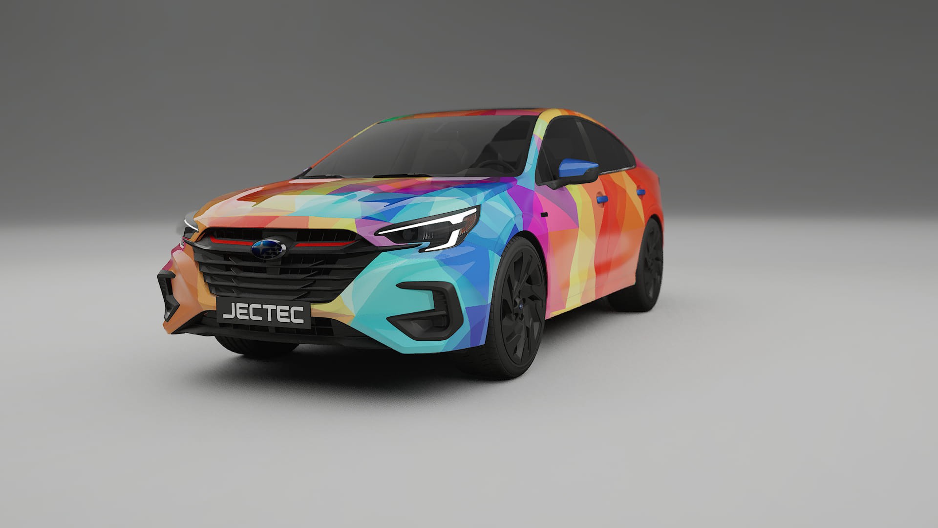 Subaru Legacy BW VECTOR VIBE – Tervezett Wrap PPF készlet nyomtatható poliuretán fóliából