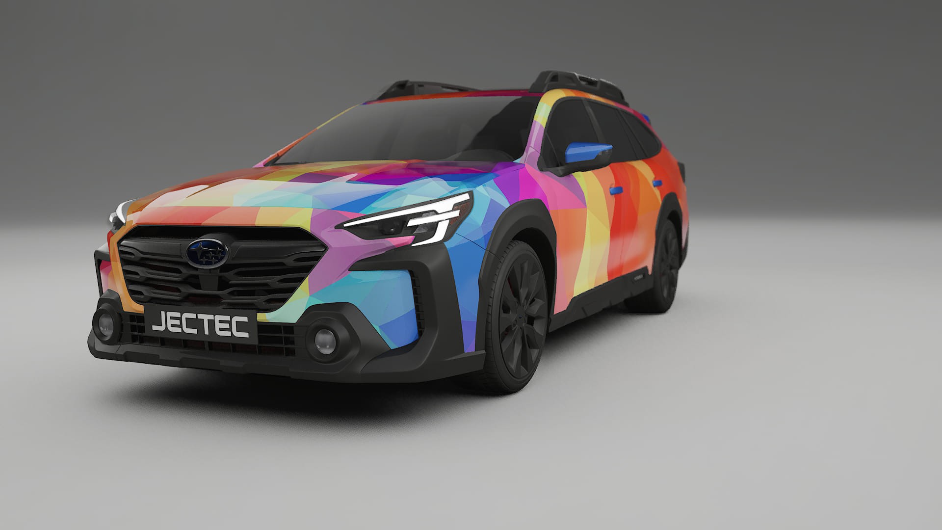 Subaru Outback VI BS facelift LCI VECTOR VIBE – Tervezett Wrap PPF készlet nyomtatható poliuretán fóliából