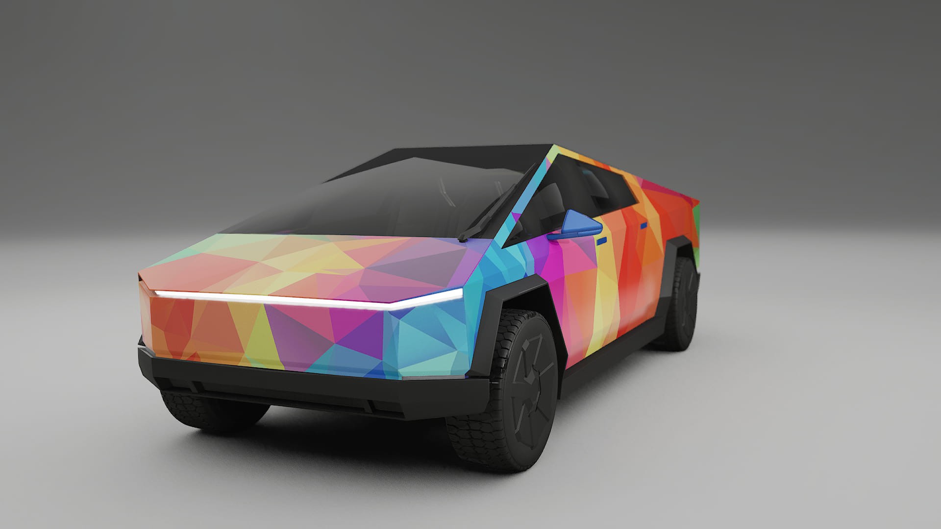Tesla Cybertruck VECTOR VIBE – Tervezett Wrap PPF készlet nyomtatható poliuretán fóliából